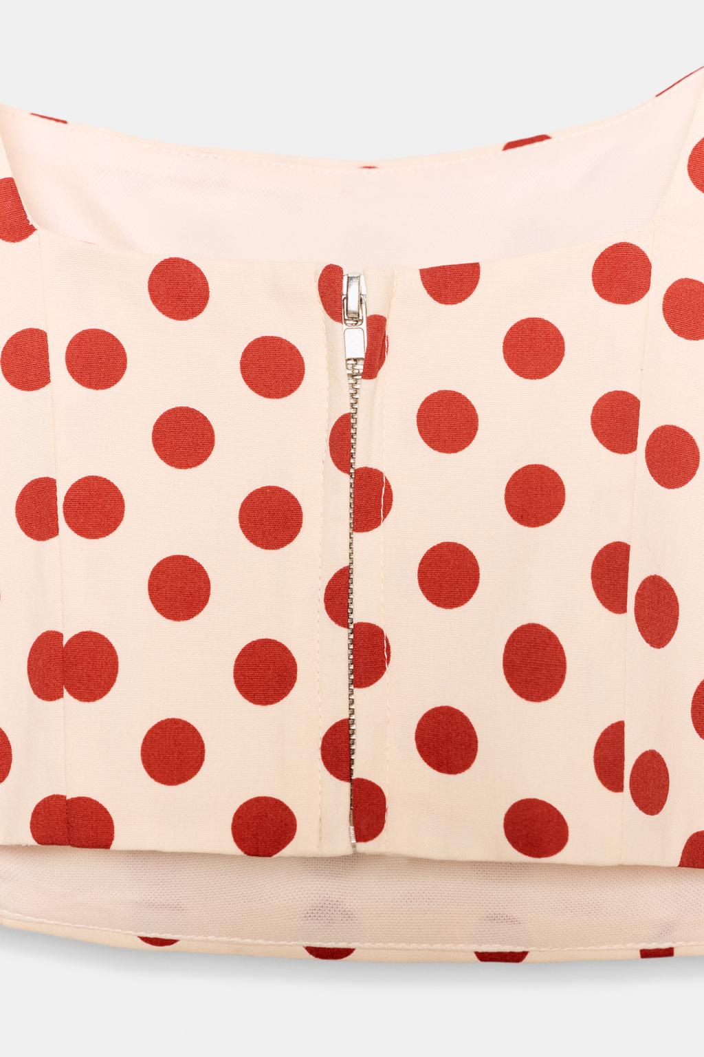 КРОП-ТОП В ГОРОШЕК