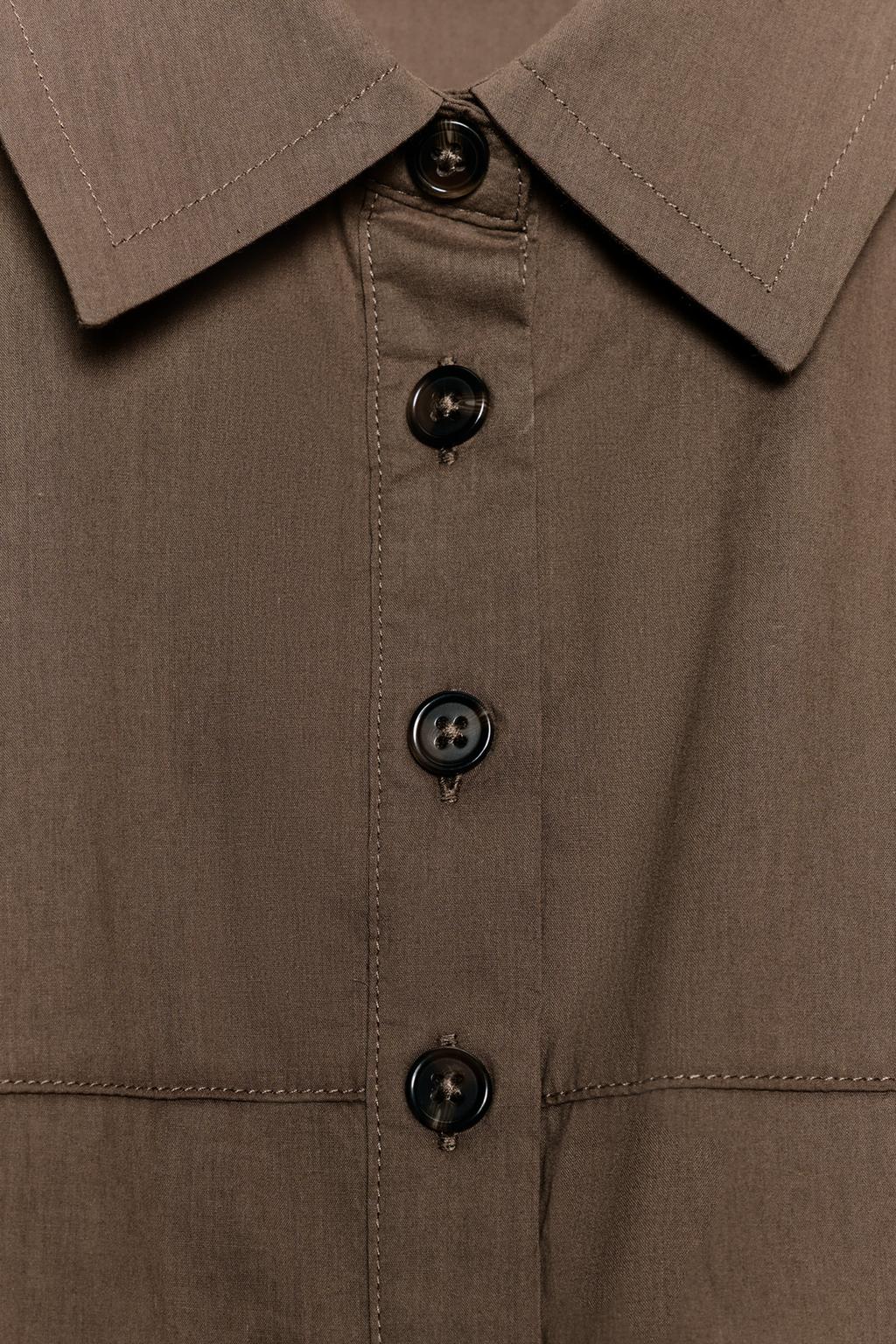 ПЛАТЬЕ-РУБАШКА МИДИ