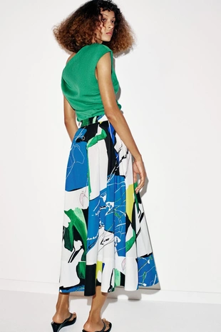 Топ асимметричного кроя со сборками- Заказать в России