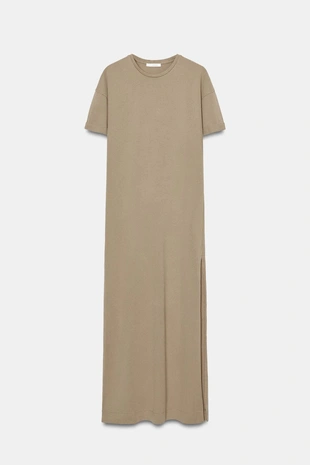 Длинное платье с разрезом- Заказать в России