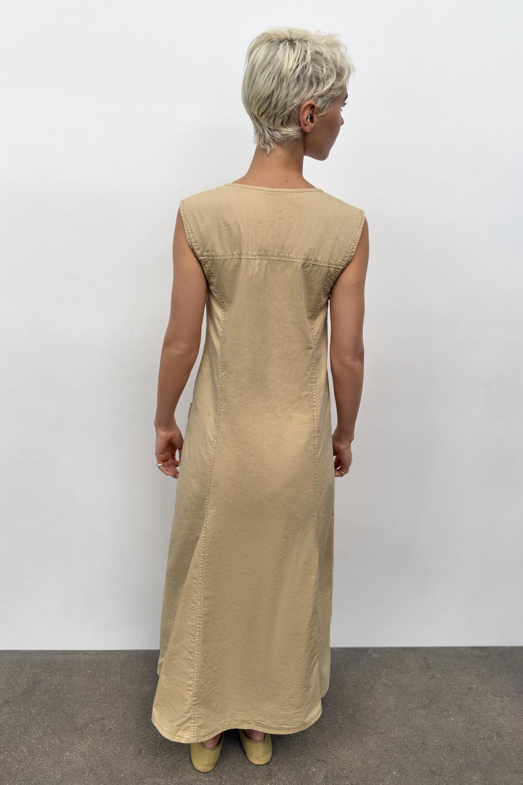 ПЛАТЬЕ МИДИ ИЗ ГАБАРДИНА