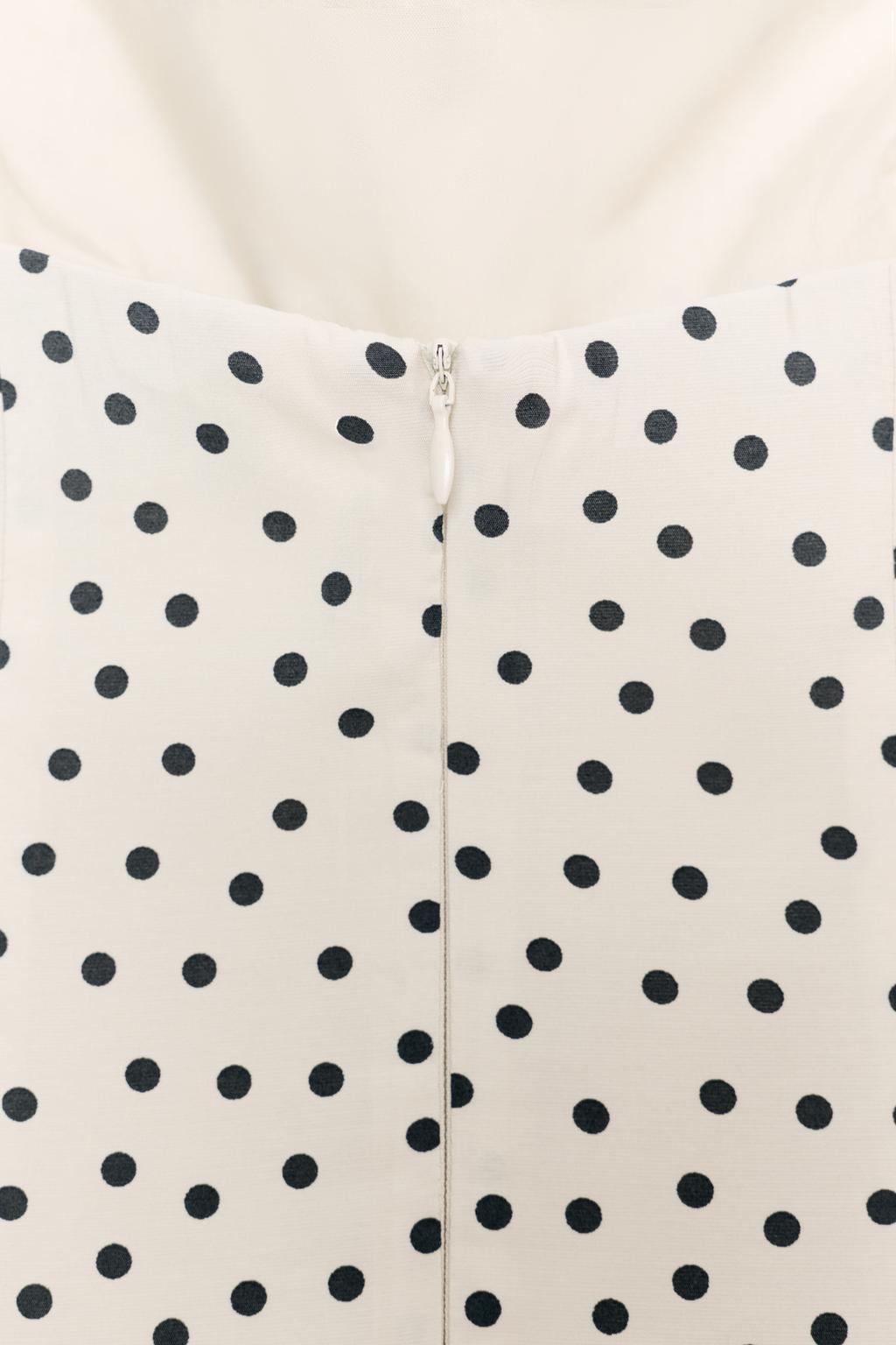 ПЛАТЬЕ МИДИ В ГОРОШЕК