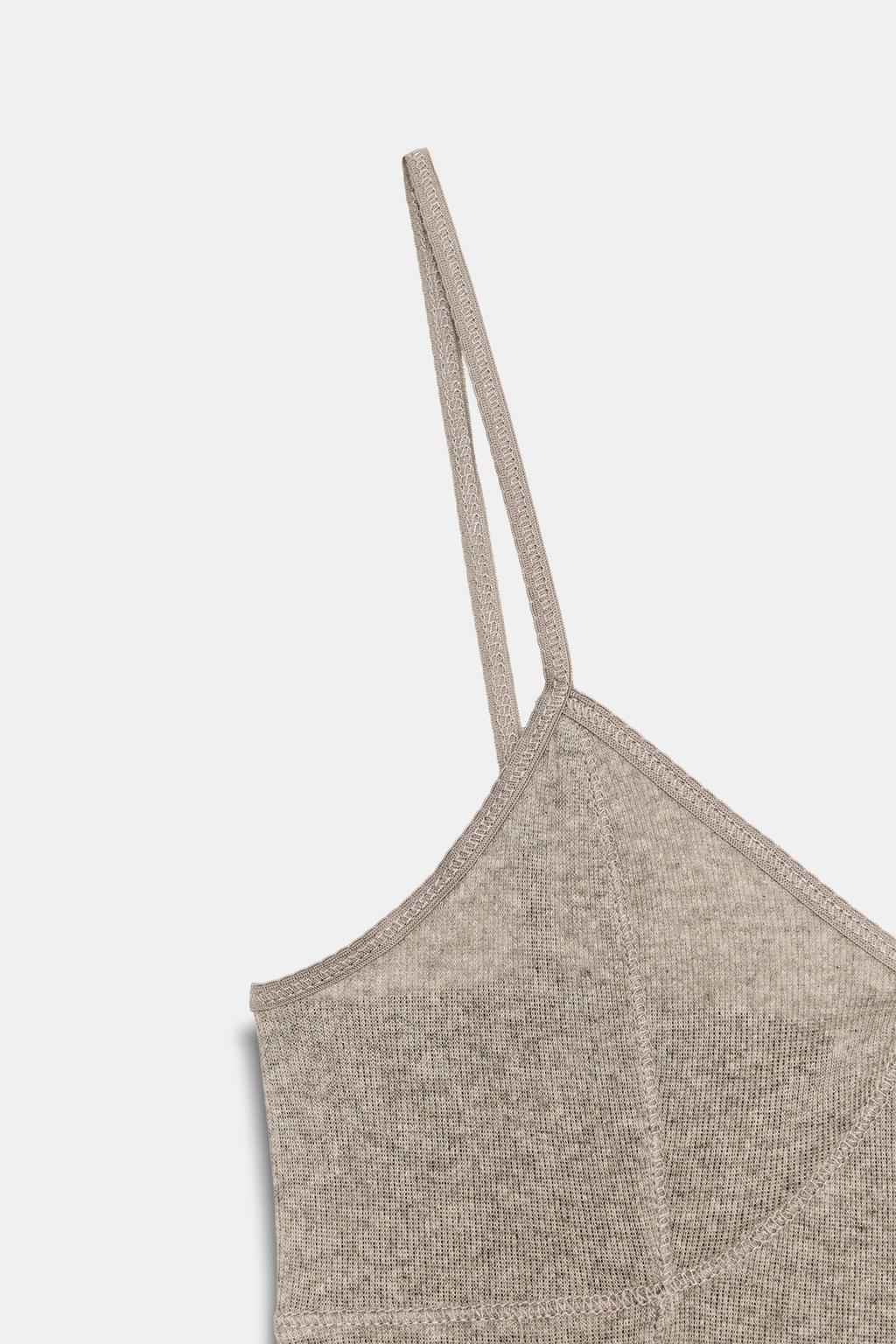 ХЛОПКОВЫЙ ТОП НА БРЕТЕЛЯХ