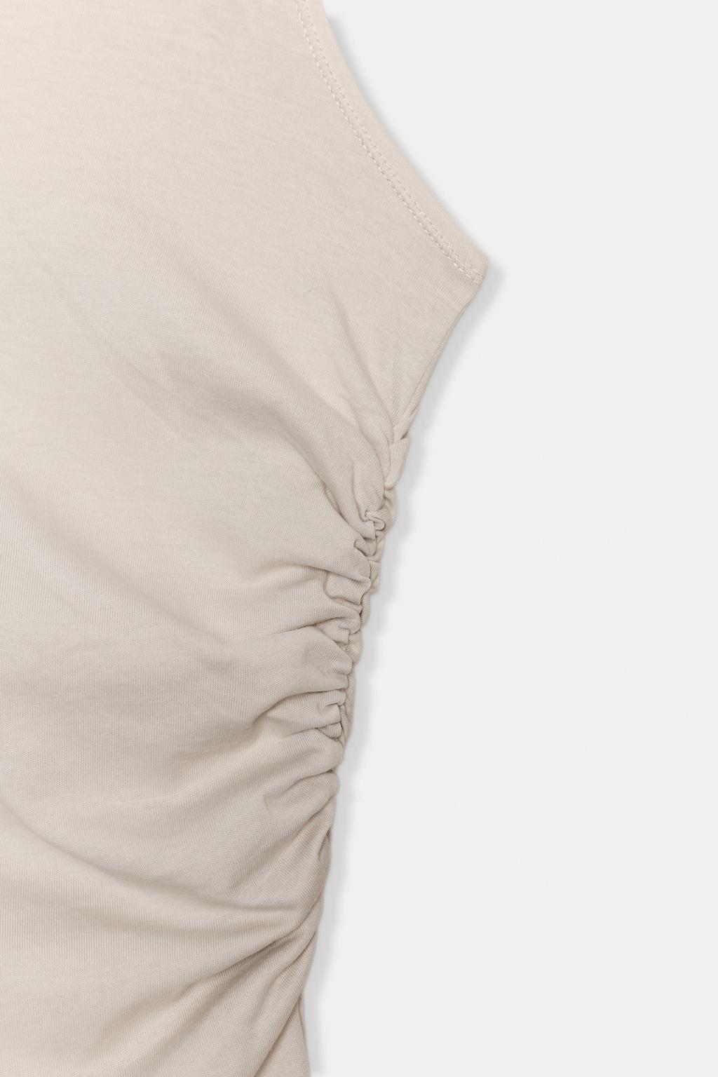 ДРАПИРОВАННЫЙ ТОП АСИММЕТРИЧНОГО КРОЯ