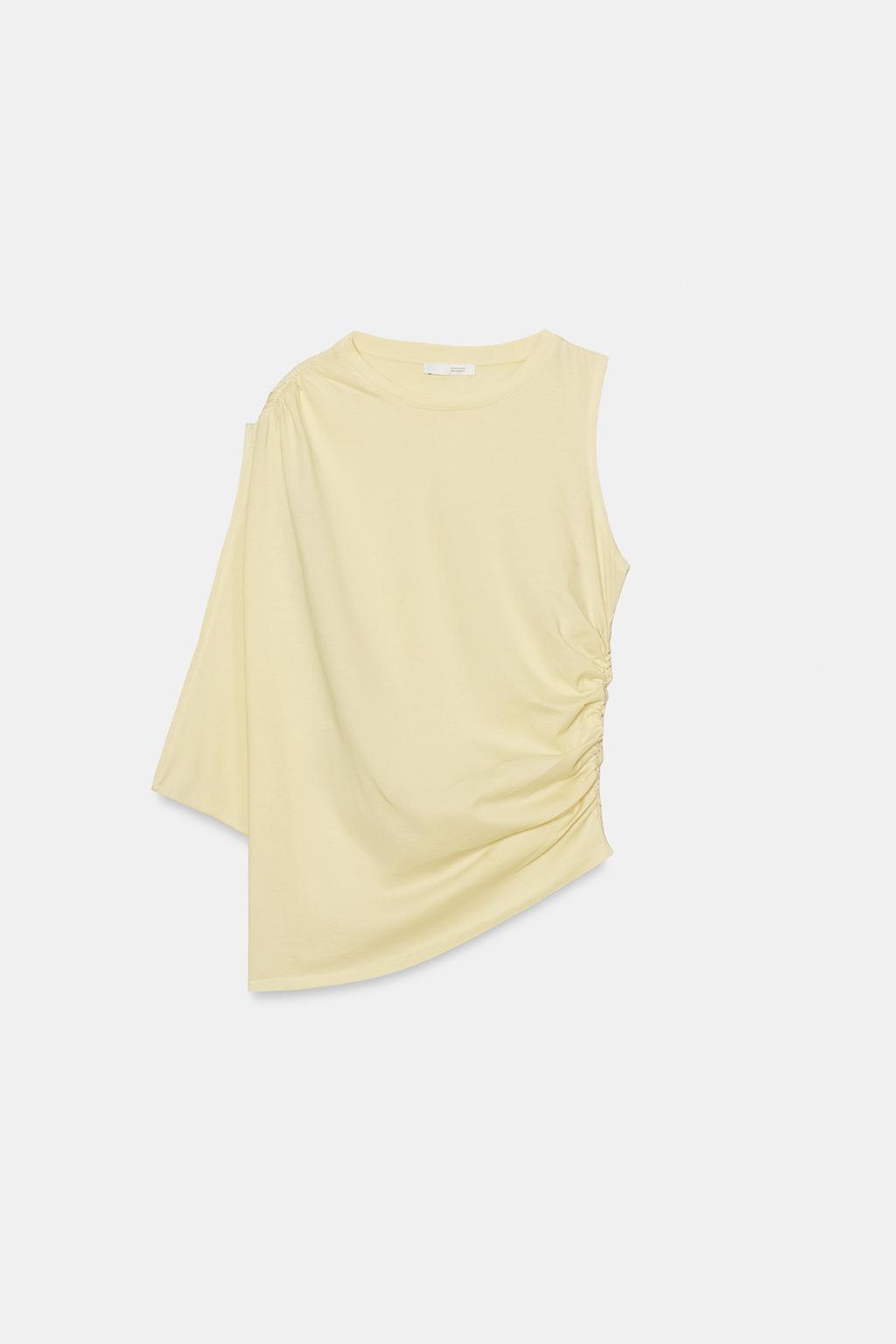 ДРАПИРОВАННЫЙ ТОП АСИММЕТРИЧНОГО КРОЯ