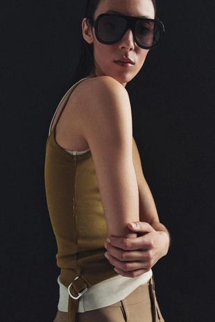 Топ с двойным контрастным эффектом- Заказать в России