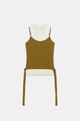 Топ с двойным контрастным эффектом- Заказать в России