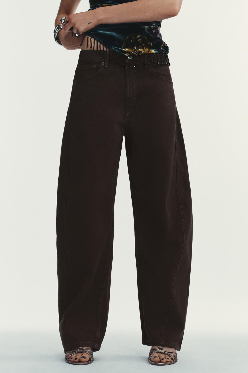 ДЖИНСЫ TRF Багги  СО СРЕДНЕЙ ПОСАДКОЙ