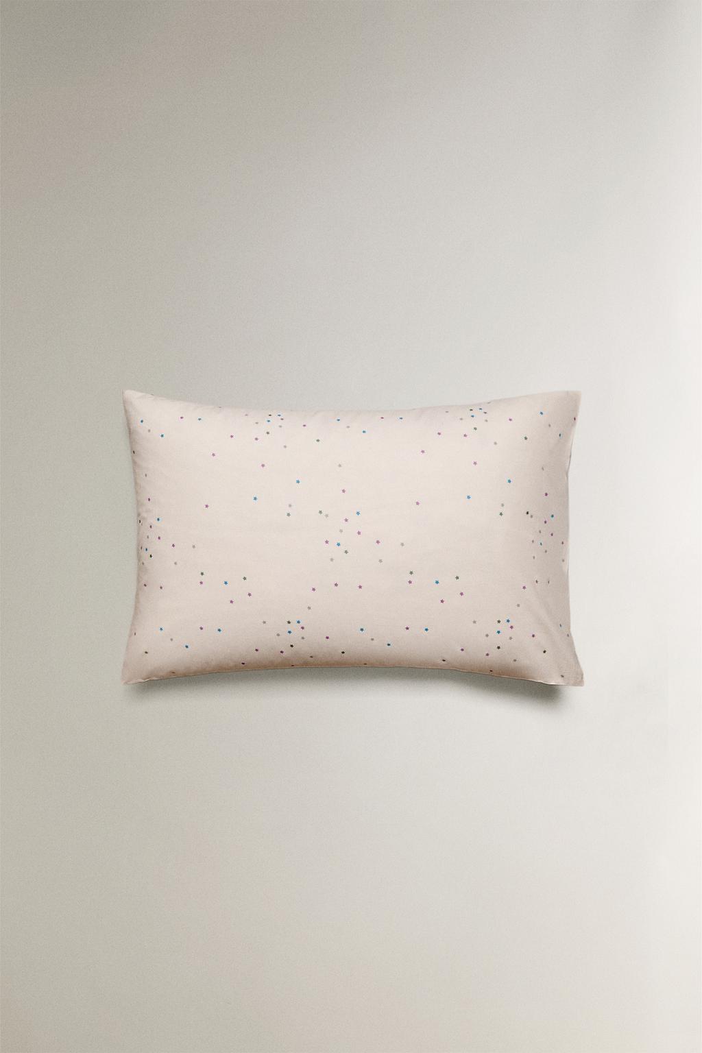 Детские наволочки из хлопка с звёздами