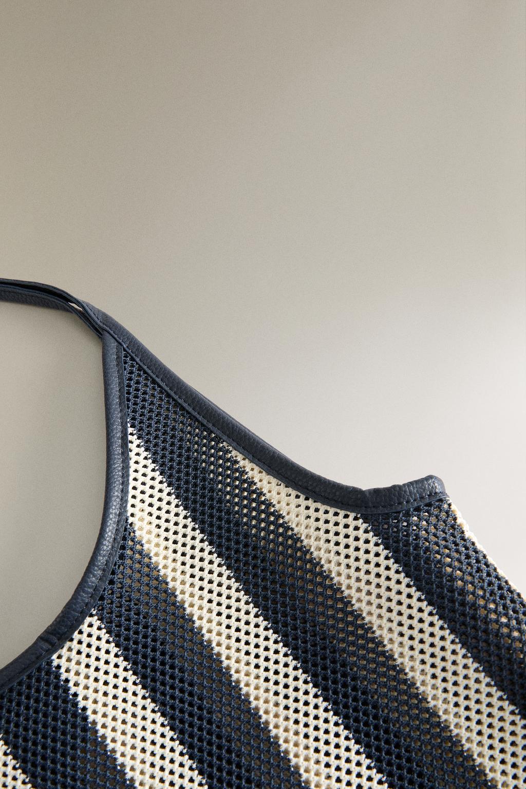 Сумка-тоут в полоску