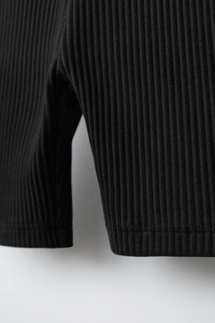 Велосипедные легинсы в рубчик с рельефной надписью- Заказать в России