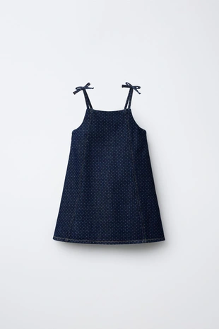 Blue | 0122/004/407 - Zara Платье в горошек