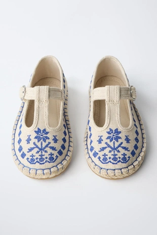 Эспадрильи с вышивкой- Заказать в России