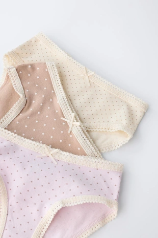 1,5–6 лет/ набор из шести трусов в горошек- Заказать в России