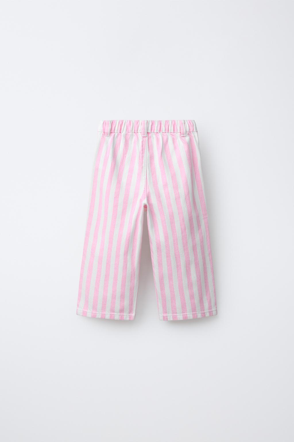 БРЮКИ-КЮЛОТЫ ИЗ ТВИЛА В ПОЛОСКУ