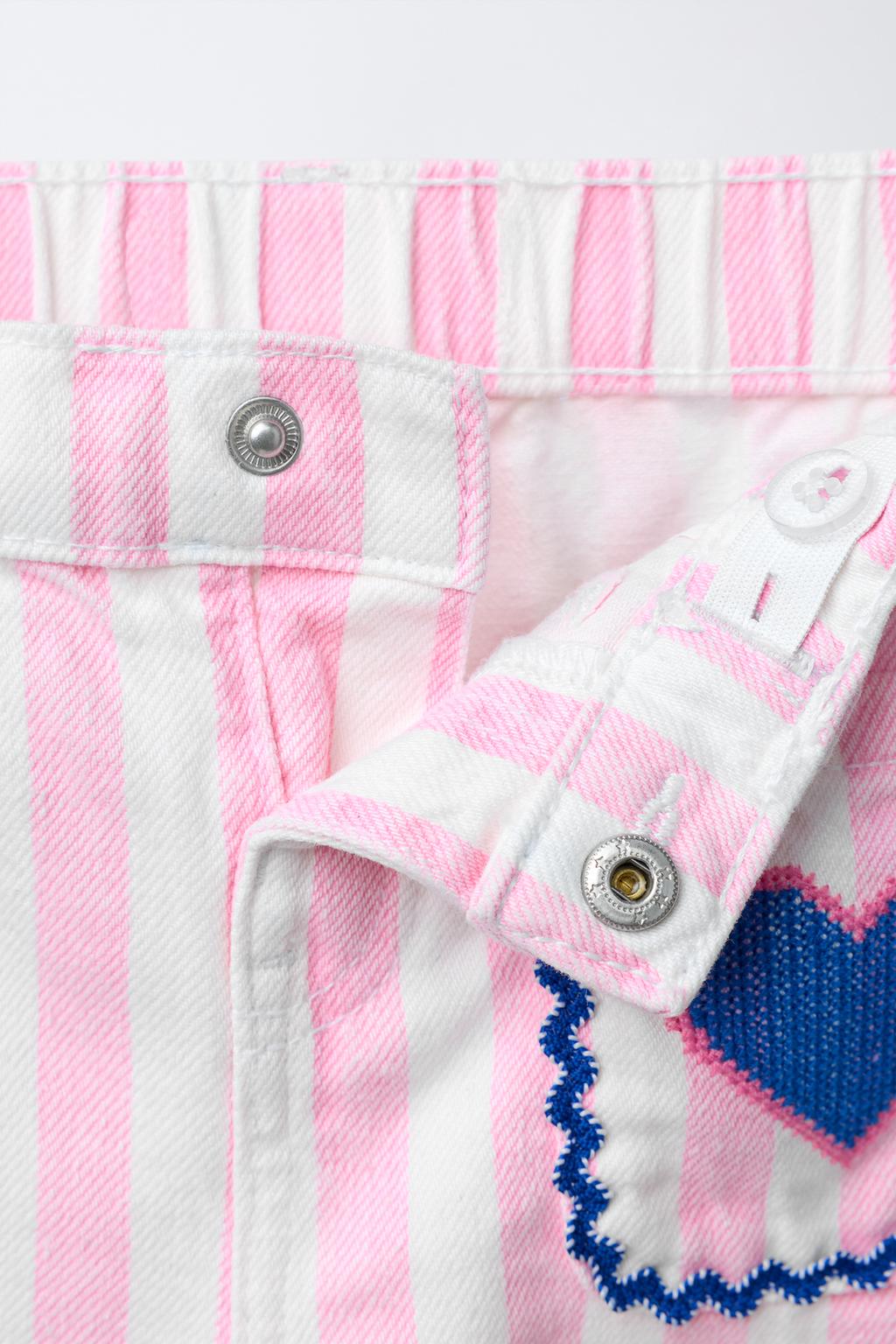 БРЮКИ-КЮЛОТЫ ИЗ ТВИЛА В ПОЛОСКУ