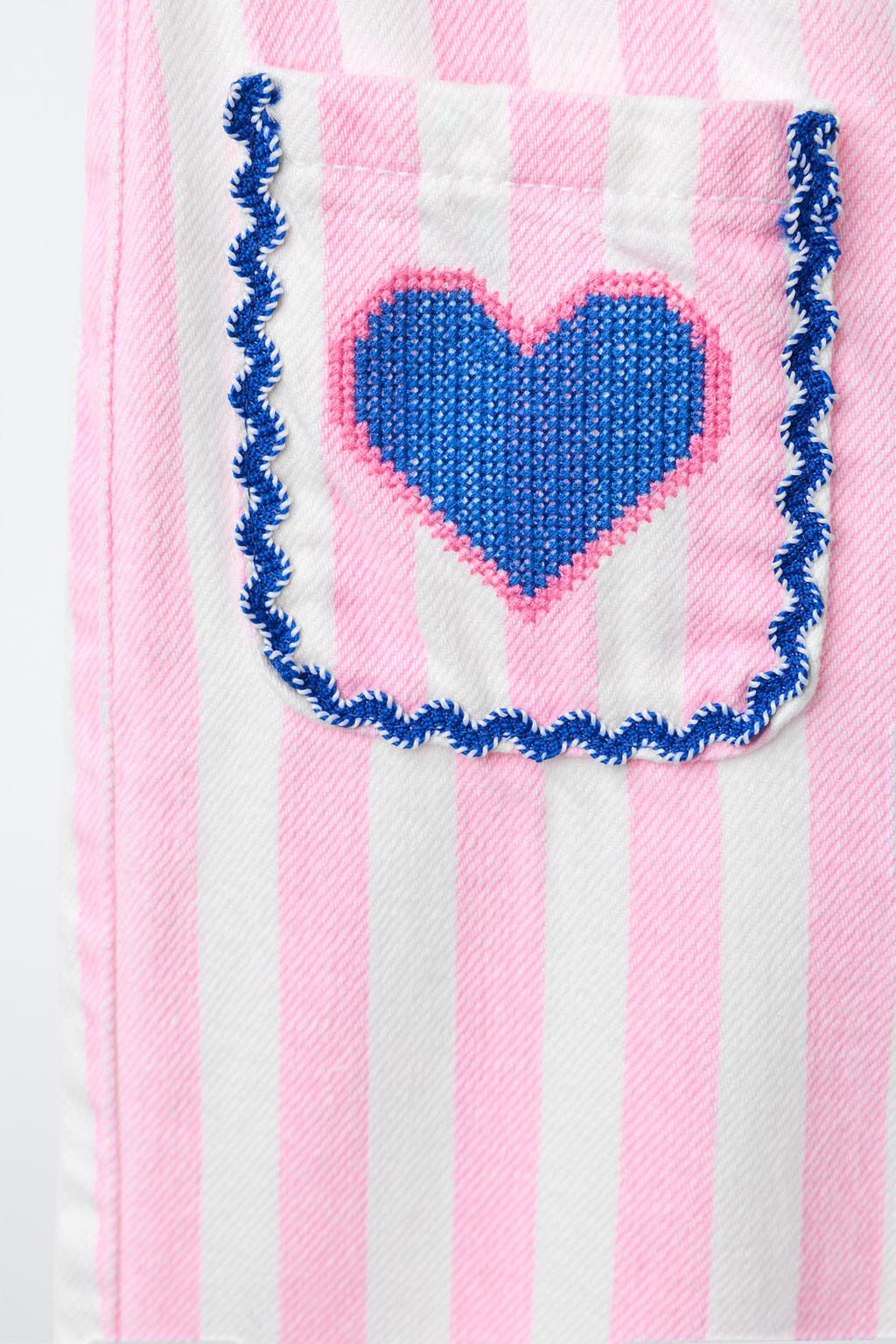 БРЮКИ-КЮЛОТЫ ИЗ ТВИЛА В ПОЛОСКУ