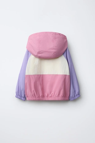 Дождевик  в стиле колор-блок- Заказать в России