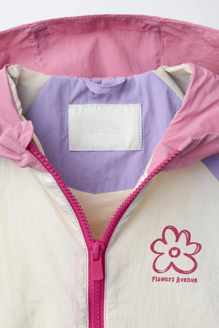 Дождевик  в стиле колор-блок- Заказать в России