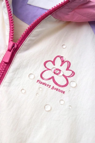 Дождевик  в стиле колор-блок- Заказать в России