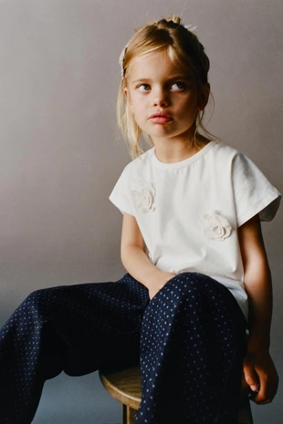 Джинсы  в горошек- Заказать в России