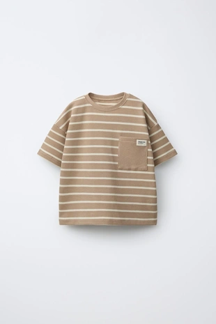 Пижама из вафельной ткани в полоску для детей от 1,5 до 6 лет