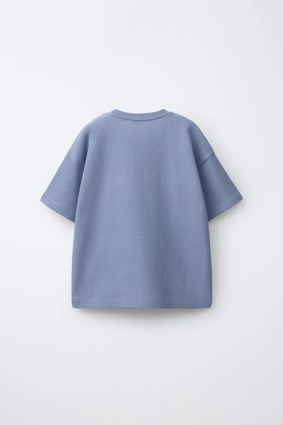 Пижама из вафельного трикотажа zara для детей от 1,5 до 6 лет