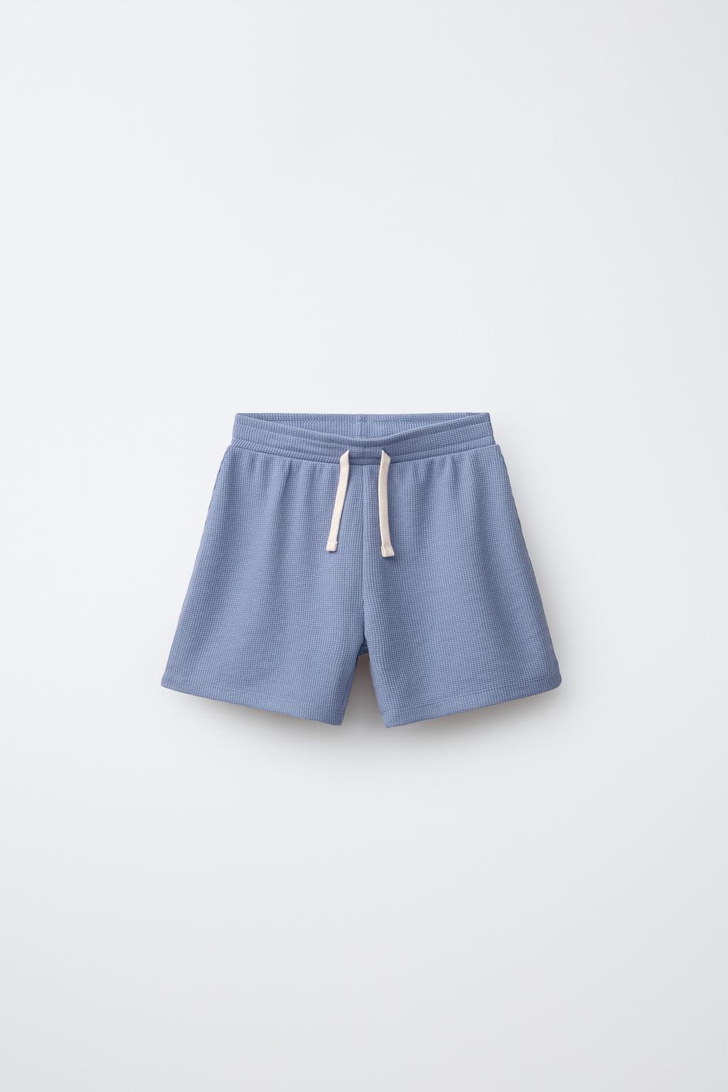 Пижама из вафельного трикотажа zara для детей от 1,5 до 6 лет