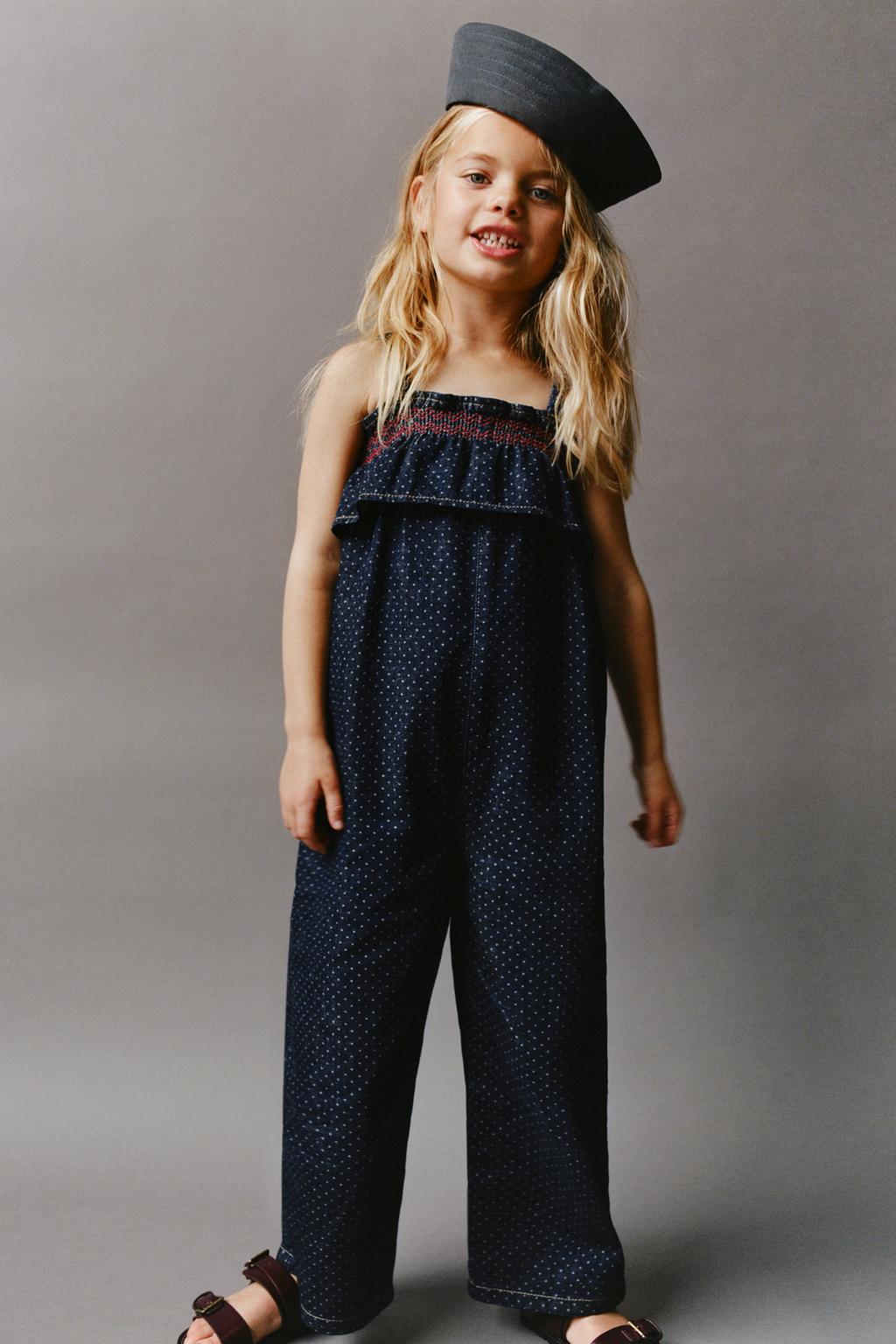 ДЛИННЫЙ КОМБИНЕЗОН В ГОРОШЕК