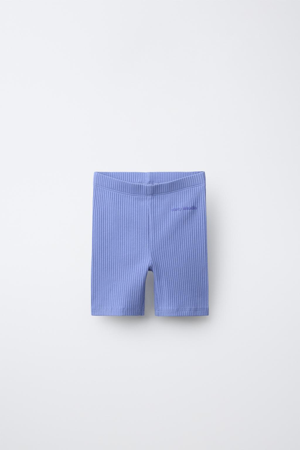 ЛЕГИНСЫ-ВЕЛОСИПЕДКИ В РУБЧИК С РЕЛЬЕФНОЙ НАДПИСЬЮ