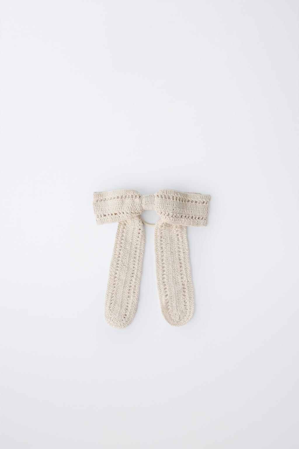 Резинка для волос с бантом и клипсой