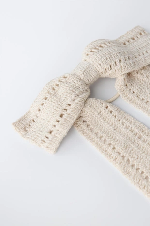 Резинка для волос с бантом и клипсой- Заказать в России