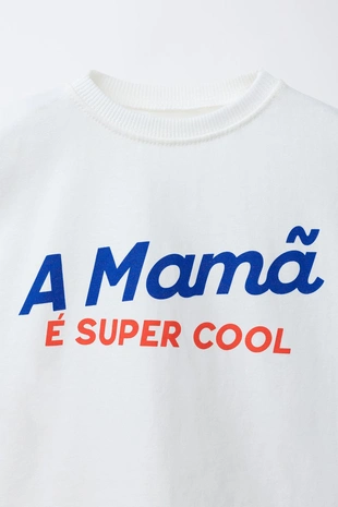 Футболка с принтом слогана