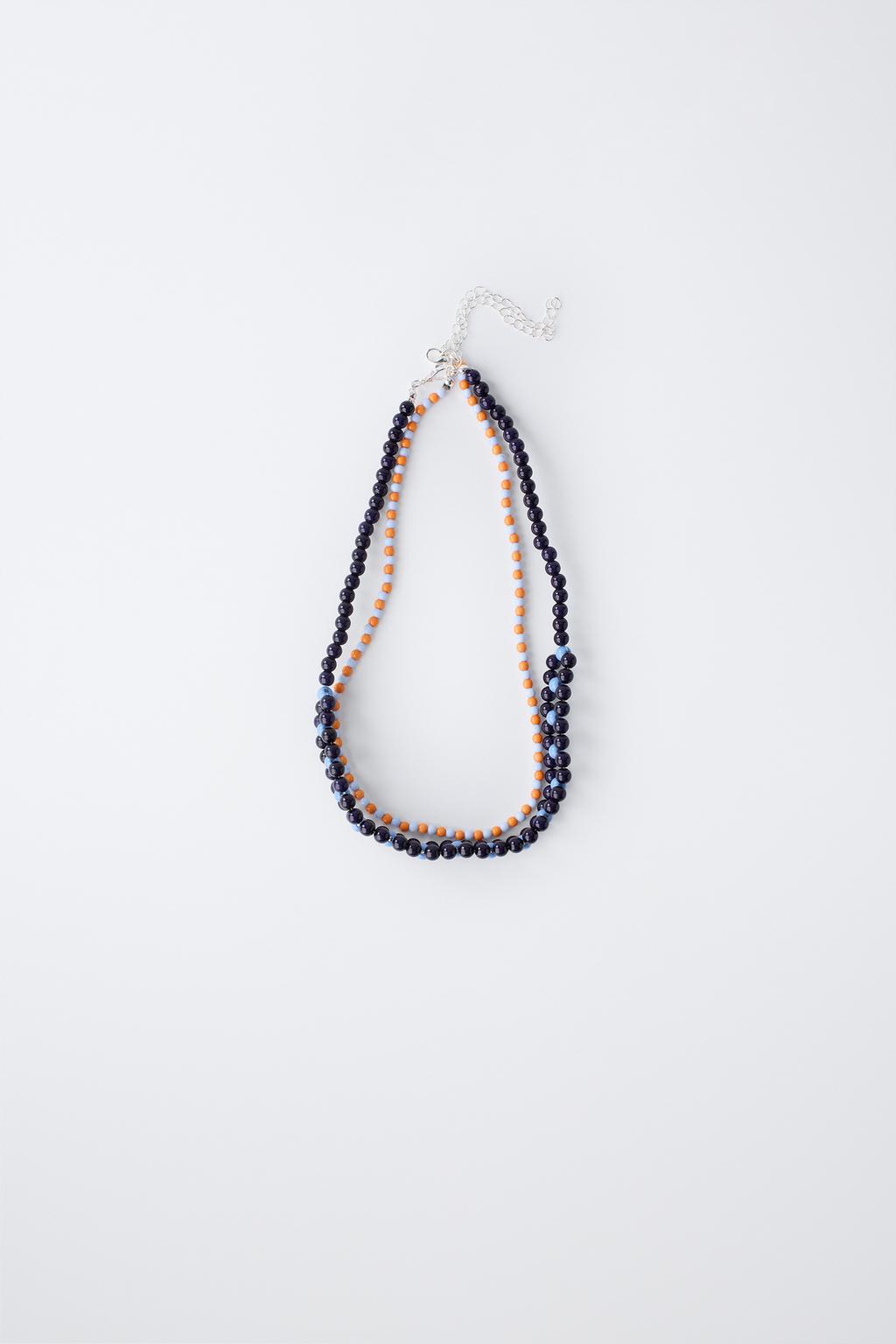 Набор из двух бусинных ожерелий