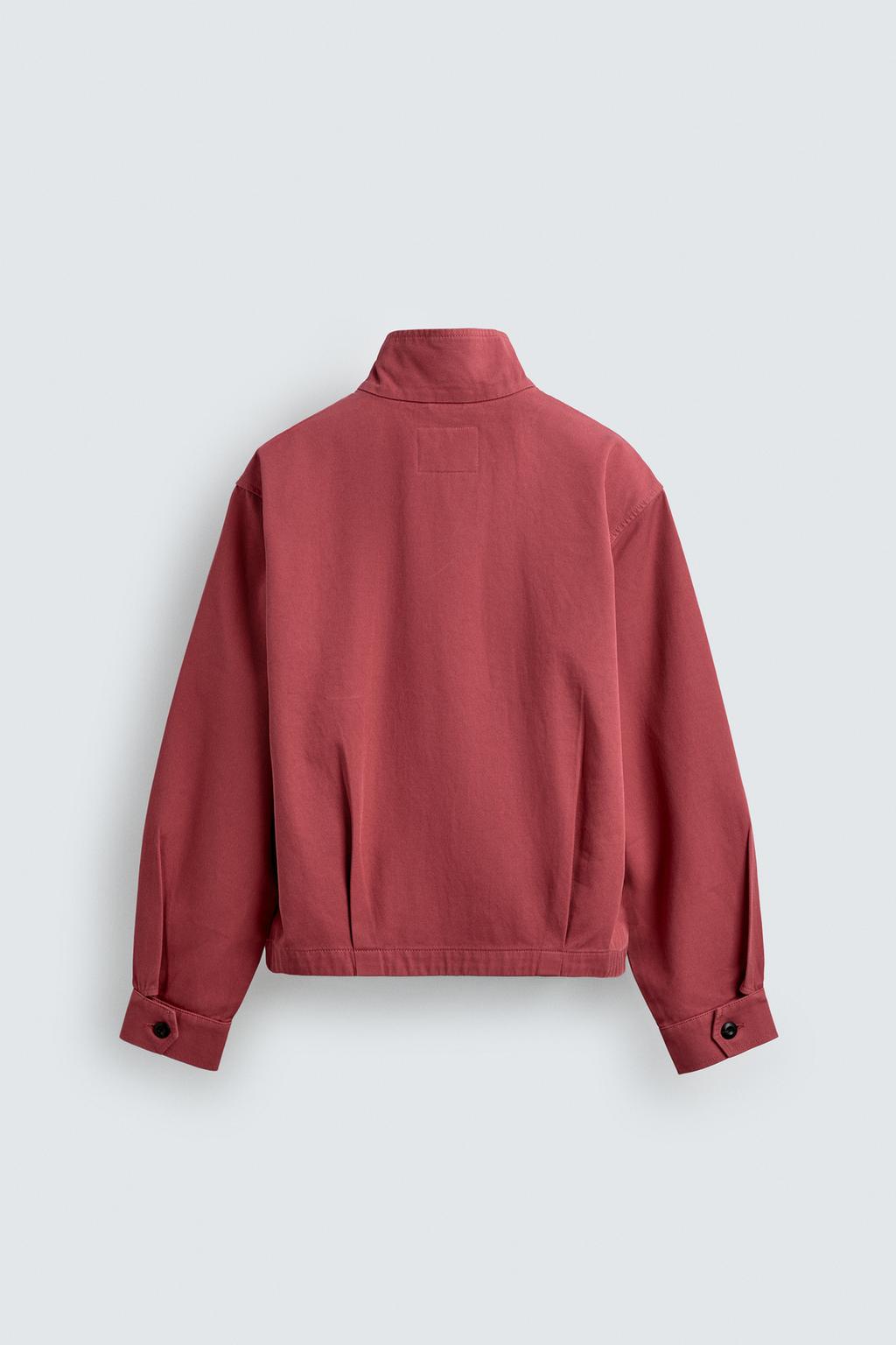 КУРТКА стандартной посадки ИЗ ХЛОПКА С ЭФФЕКТОМ ПОТЕРТОСТИ