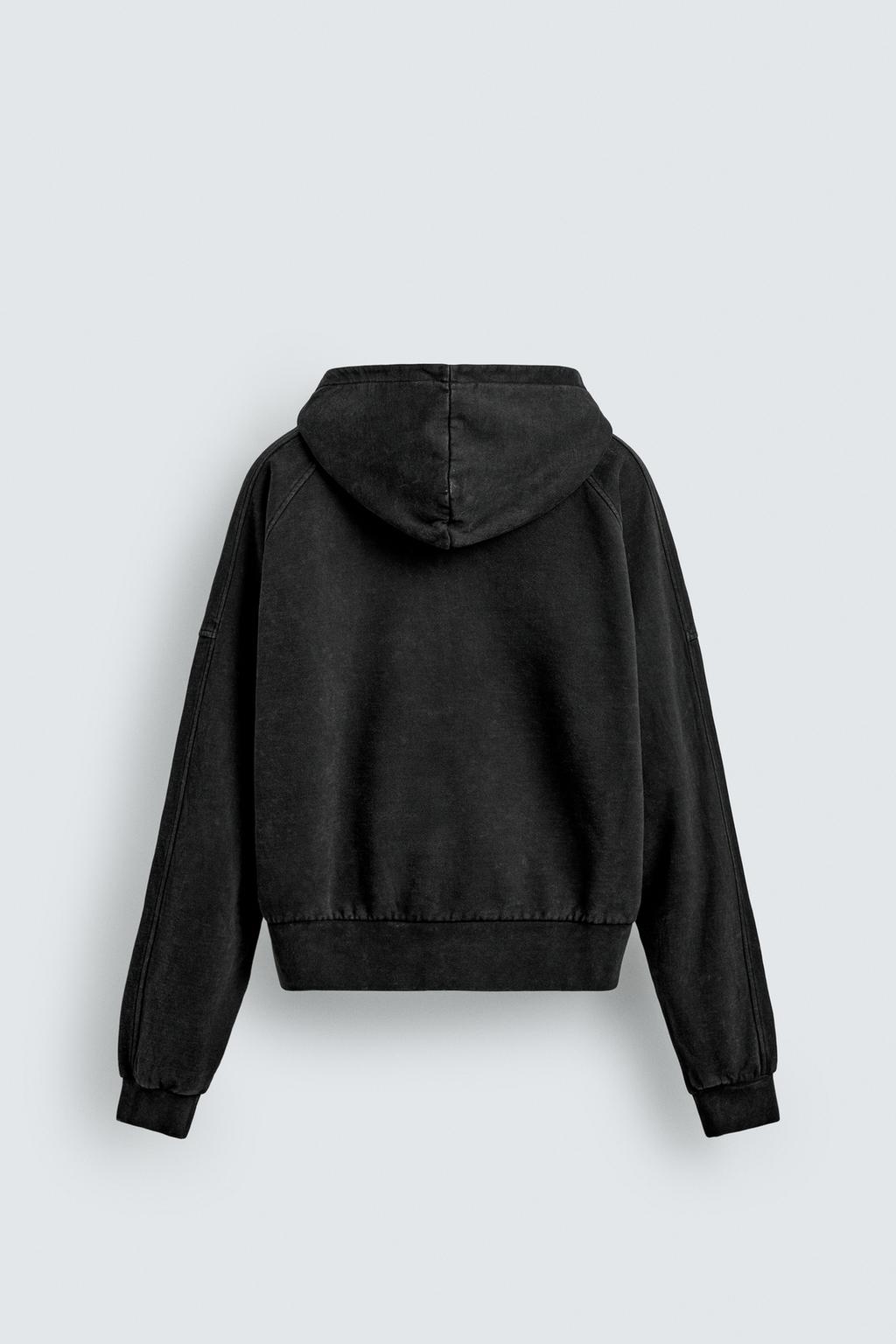 УКОРОЧЕННАЯ ТОЛСТОВКА С КАПЮШОНОМ