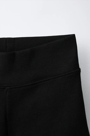 Короткие легинсы в рубчик- Заказать в России