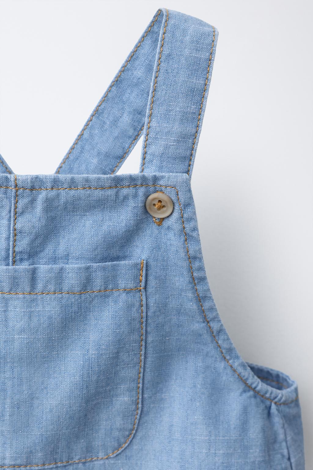 КОРОТКИЙ ДЖИНСОВЫЙ КОМБИНЕЗОН