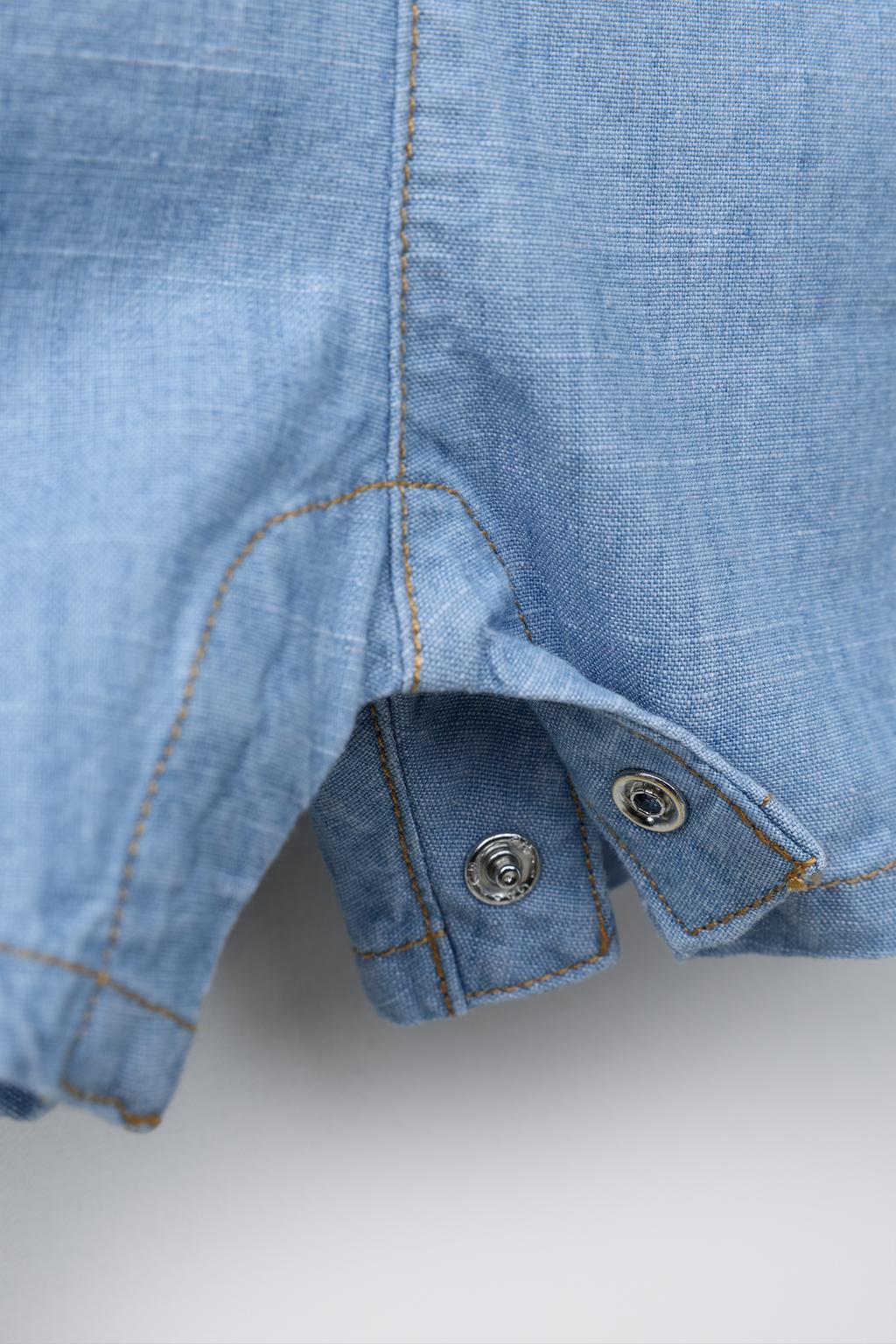 КОРОТКИЙ ДЖИНСОВЫЙ КОМБИНЕЗОН