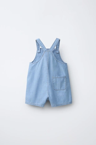 Короткий джинсовый комбинезон- Заказать в России