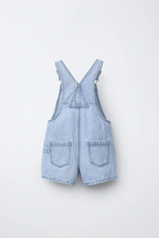 Короткий джинсовый комбинезон- Заказать в России