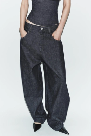 Джинсы Trf  с высокой посадкой- Заказать в России