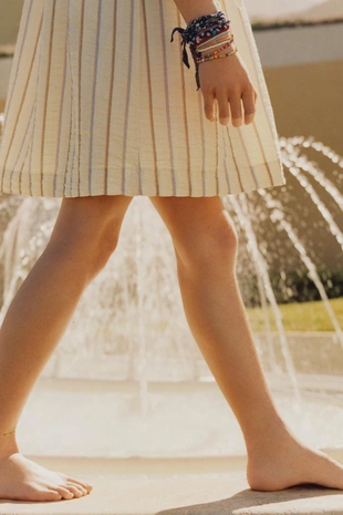 Платье в полоску- Заказать в России