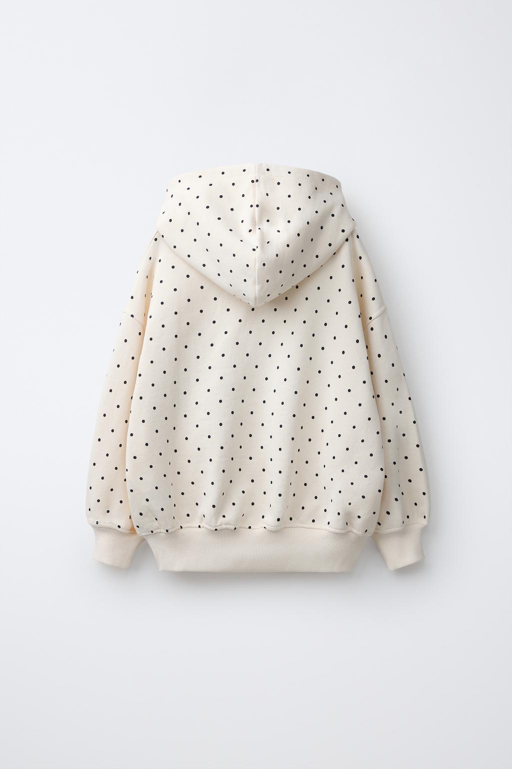 ХУДИ В ГОРОШЕК С НАДПИСЬЮ