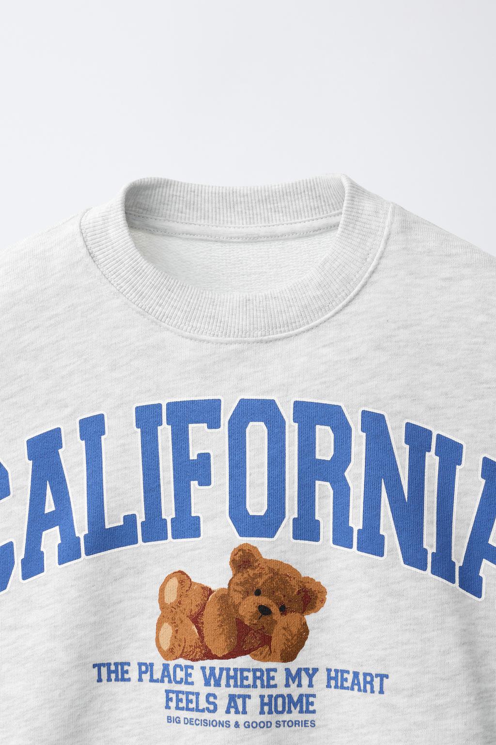 ТОЛСТОВКА С ТЕКСТОМ И МЕДВЕДЕМ