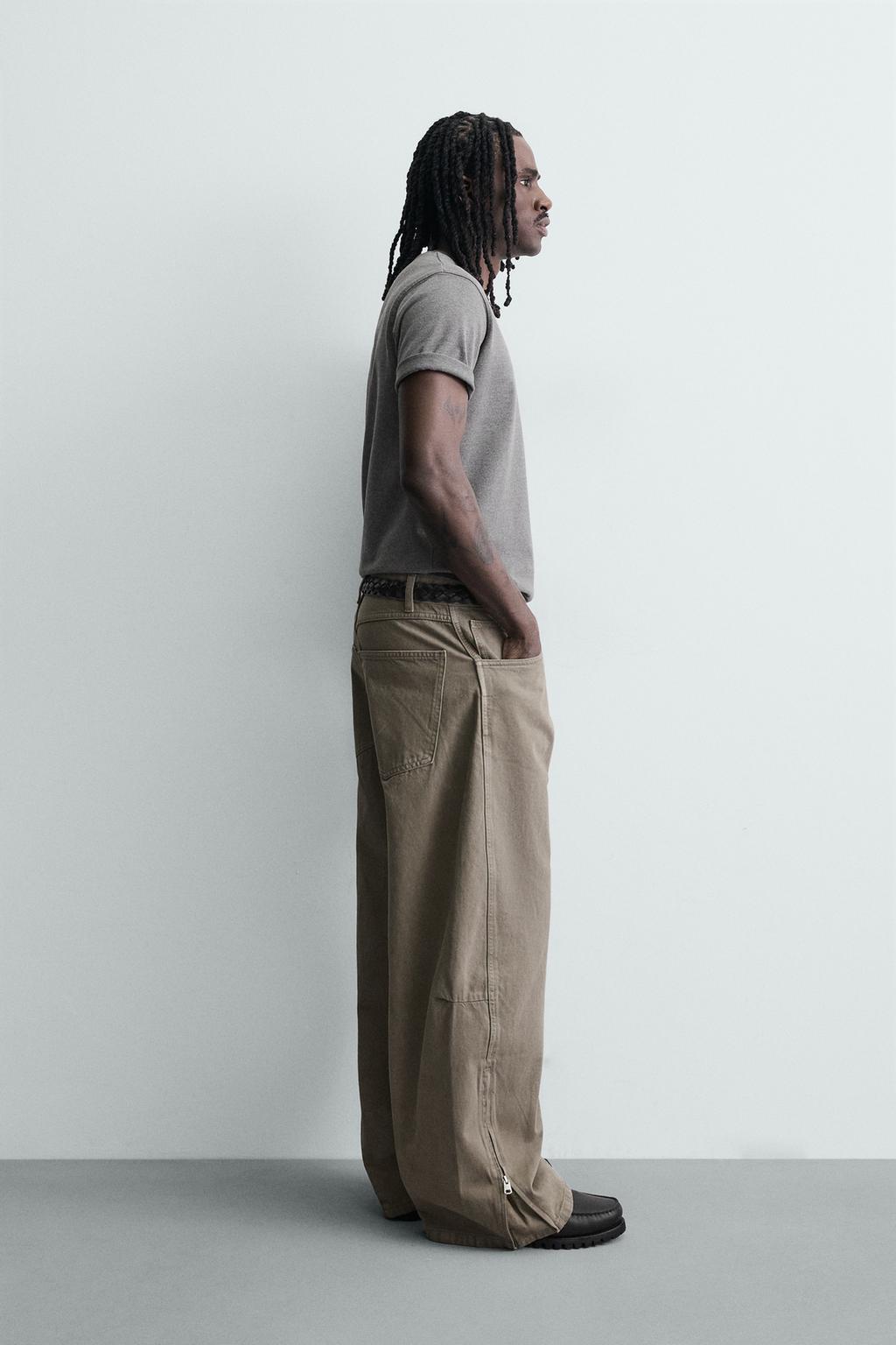 ДЖИНСЫ баллон НА МОЛНИИ