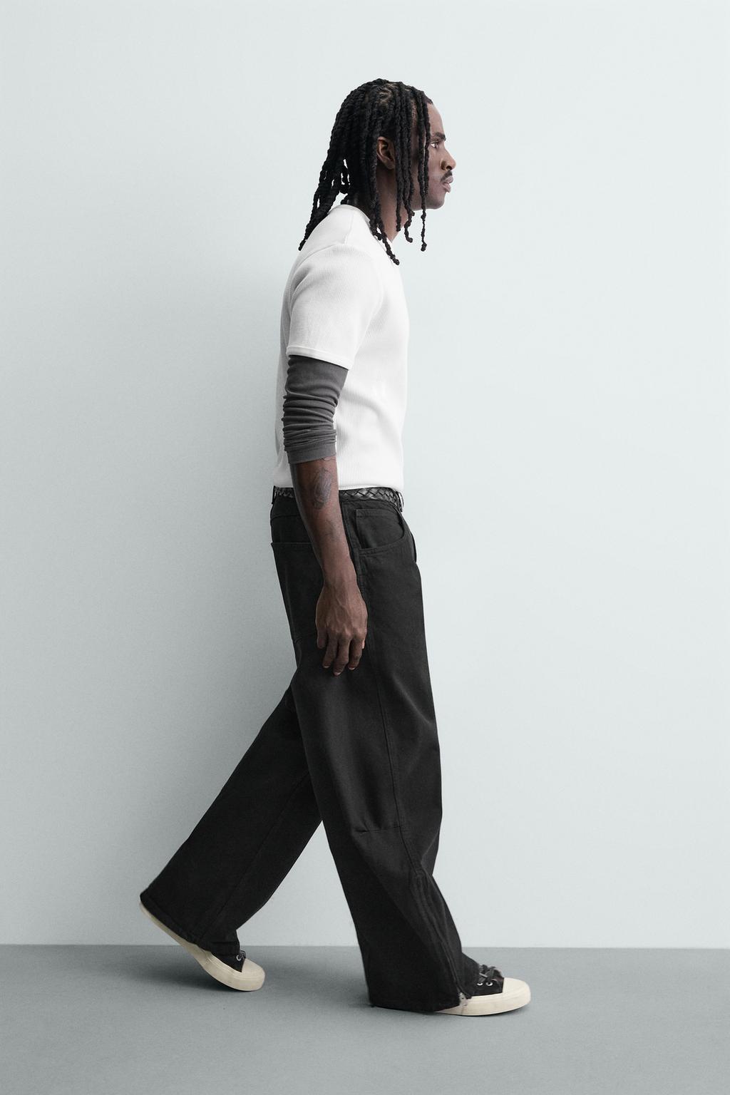 ДЖИНСЫ баллон НА МОЛНИИ