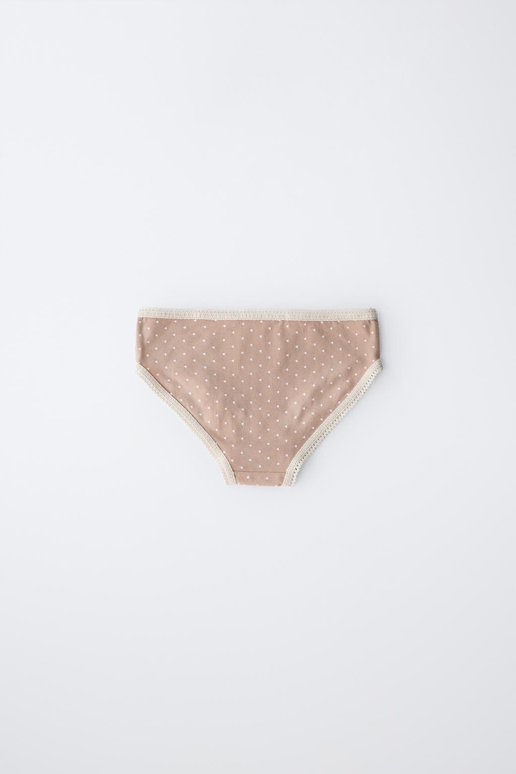 6-14 ЛЕТ/ НАБОР ИЗ ШЕСТИ ТРУСОВ В ГОРОШЕК