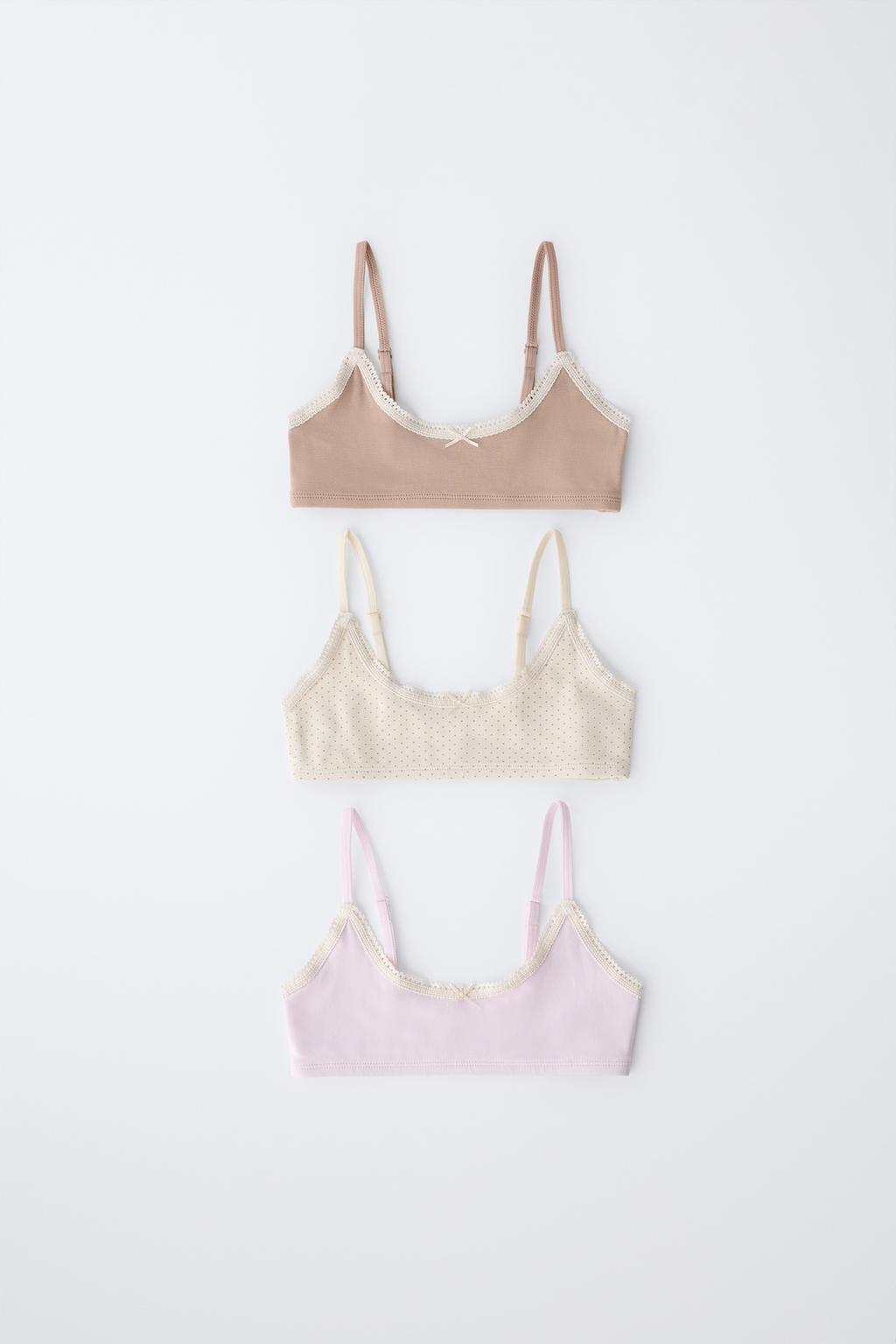 НАБОР ИЗ ТРЕХ ТОПОВ В ГОРОШЕК 9-14 ЛЕТ