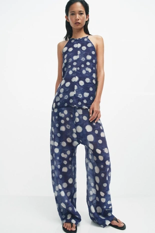 Топ в горошек — коллекция Zara «Zw»- Заказать в России